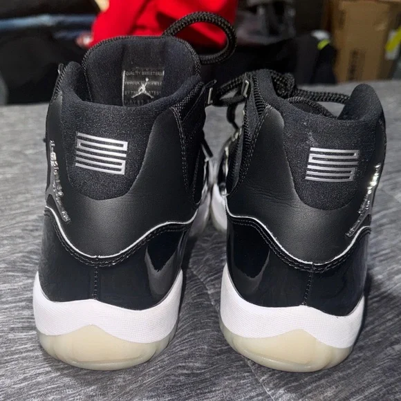 Jordan Kids Black and White Sneakers - Picture 6 of 12